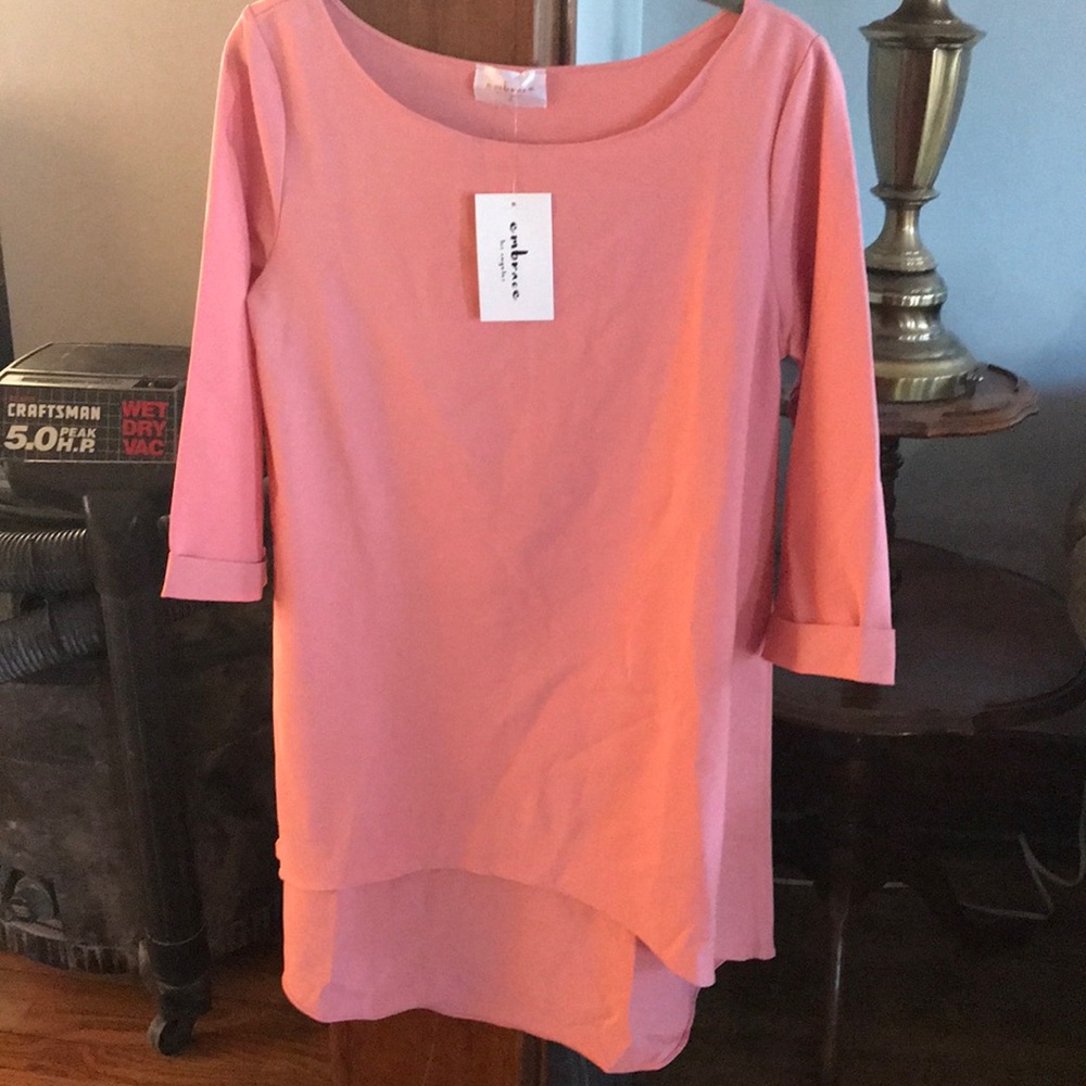 Rose pink tunic -new with tag!